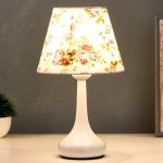 Лампа настольная 16154/1 E27 40Вт белый 19,5х19,5х34 см