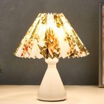 Лампа настольная 16156/1 E27 40Вт белый 25х25х27 см