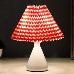 Лампа настольная 16157/1 E27 40Вт белый 25х25х27 см