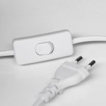 Лампа настольная 16158/1 E27 40Вт белый 25х25х27 см