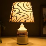 Лампа настольная 16160/1 E14 40Вт белый 20х20х32 см