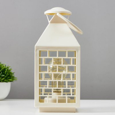 Ночник 16168/1WT LED от батареек 3хААА белый 11х11х25 см Ночник 16168/1WT LED от батареек 3хААА белый 11х11х25 см