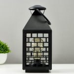 Ночник 16168/1BK LED от батареек 3хААА черный 11х11х25 см