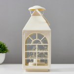 Ночник 16169/1WT LED от батареек 3хААА белый 11х11х25 см