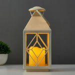 Ночник 16170/1WT LED от батареек 3хААА белый 11х11х25 см