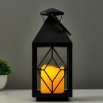 Ночник 16170/1BK LED от батареек 3хААА черный 11х11х25 см