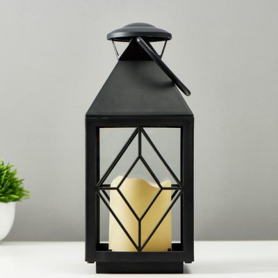 Ночник 16170/1BK LED от батареек 3хААА черный 11х11х25 см