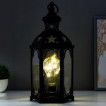 Ночник 16171/1BK LED от батареек 3хААА черный 18х16х41 см