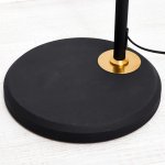 Торшер 19007/1 Е27 40Вт черный-золото 28х40х160 см