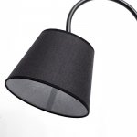 Торшер с зарядкой для телефона 19008/1BK Е27 40Вт USB черный 29х39х158 см