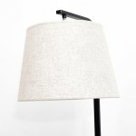 Торшер с зарядкой для телефона 19011/1 Е27 40Вт USB черный 35,5х41х160 см