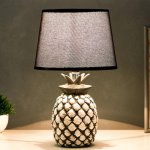 Лампа настольная 16172/1 Е14 40Вт бело-черный 22х22х36 см