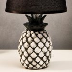 Лампа настольная 16172/1 Е14 40Вт бело-черный 22х22х36 см