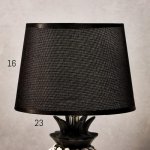 Лампа настольная 16172/1 Е14 40Вт бело-черный 22х22х36 см