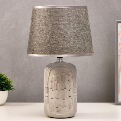 Лампа настольная 16176/1 Е14 40Вт серый 22х22х36 см
