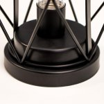 Ночник "Фонарь лофт" LED от батареек 3ААА черный 15х15х29,5 см