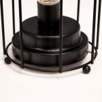 Ночник "Кувшин лофт" LED от батареек 3ААА черный 11,7х11,7х20 см