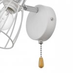 Бра с переключателем 59380/1 E14 40Вт белый-хром 13х8х13 см