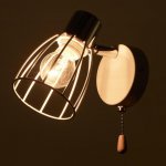 Бра с переключателем 59380/1 E14 40Вт белый-хром 13х8х13 см