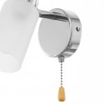 Бра с переключателем 59384/1 E14 40Вт хром 15х8х13 см