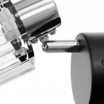 Бра с проводом 59387/1 E14 40Вт черный-хром 19х11х12 см