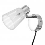 Бра с проводом 59391/1 E14 40Вт хром 15х11х15 см