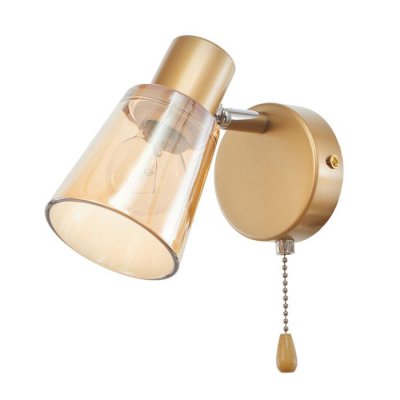 Бра с переключателем 59394/1 E14 40Вт золото-хром 15х11х15 см Бра с переключателем 59394/1 E14 40Вт золото-хром 15х11х15 см