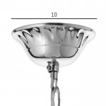 Светильник 59398/1 E27 12Вт хром 15,5х15,5х32 см