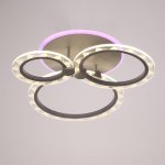 Люстра с ПДУ 10018/3WT LED 75Вт 3000-6000К диммер белый 50х33х12 см