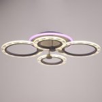 Люстра с ПДУ 10020/4WT LED 81Вт 3000-6000К диммер белый 62х49х10 см