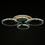 Люстра с ПДУ 10020/4WT LED 81Вт 3000-6000К диммер белый 62х49х10 см