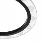 Люстра с ПДУ 10020/4BK LED 81Вт 3000-6000К диммер черный 62х49х10 см