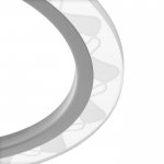 Люстра с ПДУ 10021/6WT LED 110Вт 3000-6000К диммер белый 62х62х12 см