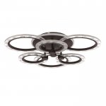 Люстра с ПДУ 10021/6CF LED 110Вт 3000-6000К диммер кофе 62х62х12 см