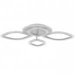 Люстра с ПДУ 10022/4WT LED 85Вт 3000-6000К диммер белый 67х53х10 см