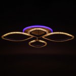 Люстра с ПДУ 10022/4WT LED 85Вт 3000-6000К диммер белый 67х53х10 см