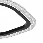 Люстра с ПДУ 10022/4BK LED 85Вт 3000-6000К диммер черный 67х53х10 см