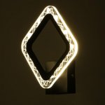 Бра 10025/1BK LED 14Вт 4000К черный 27х23х7 см