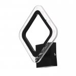 Бра 10025/1BK LED 14Вт 4000К черный 27х23х7 см