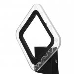 Бра 10025/1BK LED 14Вт 4000К черный 27х23х7 см