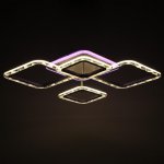 Люстра с ПДУ 10026/4WT LED 92Вт 3000-6000К диммер белый 78х52х9 см