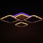 Люстра с ПДУ 10026/4WT LED 92Вт 3000-6000К диммер белый 78х52х9 см