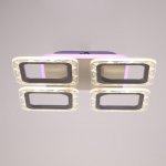 Люстра с ПДУ 10027/4WT LED 79Вт 3000-6000К диммер белый 41х41х7 см