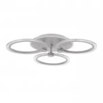 Люстра с ПДУ 10029/3WT LED 76Вт 3000-6000К диммер белый 60х60х8 см