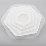 Люстра с ПДУ 10001/1 LED 140Вт 3000-6000К диммер 50х50 см