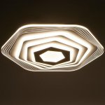 Люстра с ПДУ 10001/1 LED 140Вт 3000-6000К диммер 50х50 см