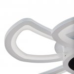 Люстра с ПДУ 10013/7 LED 120Вт 3000-6000К диммер с подсветкой белый 52х52х13 см