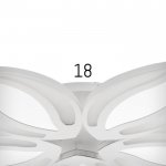 Люстра с ПДУ 10016/5 LED 120Вт 3000-6000К диммер с подсветкой белый 50х50х10 см