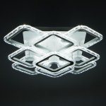 Люстра с ПДУ 10018/9WT LED 162Вт 3000-6000К диммер белый 50х50 см