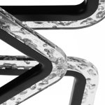 Люстра с ПДУ 10018/9BK LED 162Вт 3000-6000К диммер черный 50х50 см